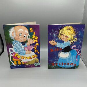 Vintage 1985 Yugoslav Fairy Tale Book Lot Sirena Series